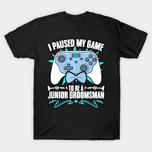 Groomsman Video Gamer Paused My Game  Groomsmen T-Shirt